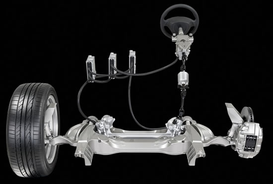 Nissan unveils worlds first steering technology that allows independent control of a vehicle’s tire angle and steering inputs