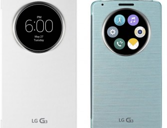 LG QuickCircle Case lets users enjoy various features of G3 without opening the cover