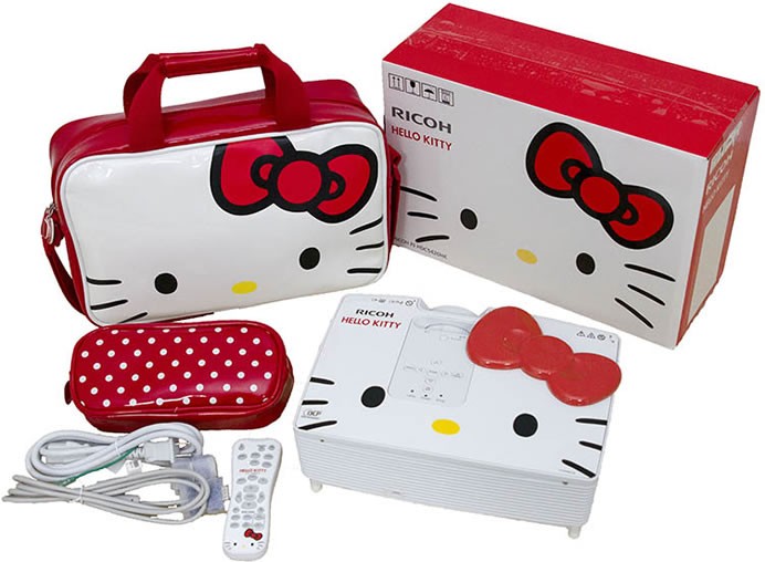 hello kitty clock projector