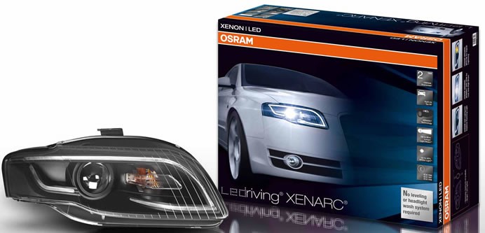 Osram_ LEDriving Xenarc headlight for the Audi A4