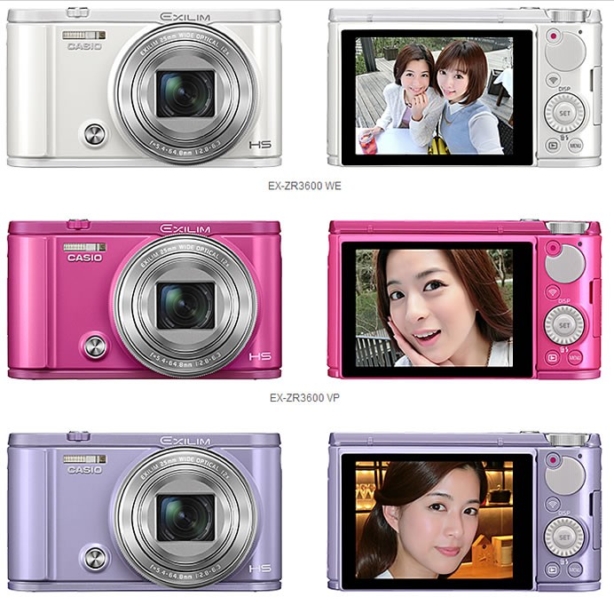 myndighed løfte Rejse Casio EX-ZR3600 Digital Camera's Make-up mode gives Skin a Healthier and  Fresher Look - Fareastgizmos