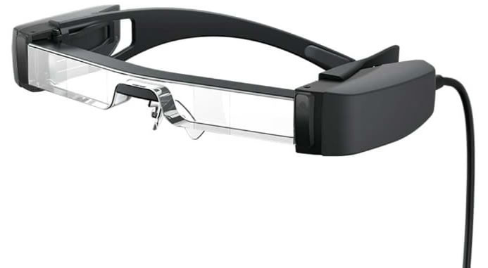 Epson Announces binocular see through smart glasses that displays